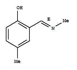 Phenol, 4-methyl-2-[(e)-(methylimino)methyl]-(9ci) Structure,258354-75-5Structure