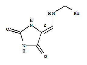 2,4-Imidazolidinedione, 5-[[(phenylmethyl)amino]methylene]-, (5z)-(9ci) Structure,258521-62-9Structure