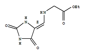 Glycine, n-[(z)-(2,5-dioxo-4-imidazolidinylidene)methyl]-, ethyl ester (9ci) Structure,258521-63-0Structure