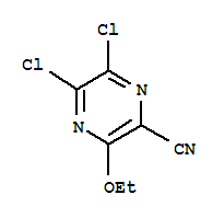 Pyrazinecarbonitrile, 5,6-dichloro-3-ethoxy-(9ci) Structure,258884-69-4Structure