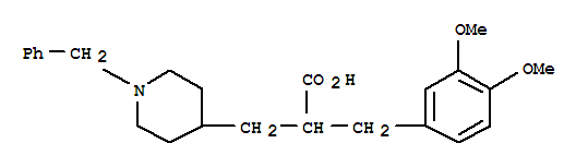 2-(3,4-Dimethoxybenzyl)-3-(n-benzyl-4-piperidine)propionic acid(donepezil intermediate) Structure,259170-03-1Structure