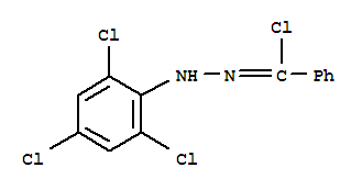 N-(2,4,6-trichlorophenyl)benzenecarbohydrazonoylchloride Structure,25939-05-3Structure