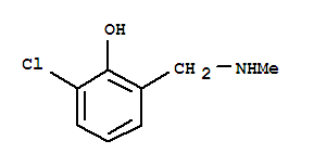 Phenol, 2-chloro-6-[(methylamino)methyl]- Structure,259671-76-6Structure