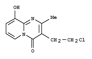 3-(2-Chloroethyl)-9-hydroxy-2-methyl-4h-pyrido[1,2-a]pyrimidin-4-one Structure,260273-82-3Structure