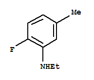 Benzenamine, n-ethyl-2-fluoro-5-methyl-(9ci) Structure,260402-35-5Structure