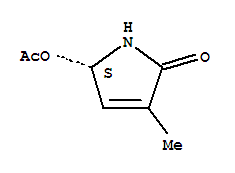 2H-pyrrol-2-one,5-(acetyloxy)-1,5-dihydro-3-methyl-,(5s)-(9ci) Structure,261509-55-1Structure