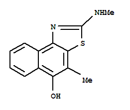 Naphtho[1,2-d]thiazol-5-ol, 4-methyl-2-(methylamino)- Structure,26269-12-5Structure