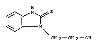 2H-benzimidazole-2-thione,1,3-dihydro-1-(2-hydroxyethyl)-(9ci) Structure,26345-73-3Structure