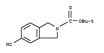 Tert-butyl 5-cyanoisoindoline-2-carboxylate Structure,263888-56-8Structure