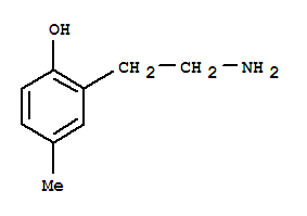 Phenol, 2-(2-aminoethyl)-4-methyl-(9ci) Structure,264224-83-1Structure