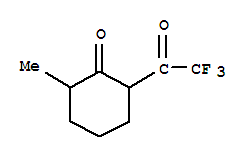 Cyclohexanone, 2-methyl-6-(trifluoroacetyl)-(9ci) Structure,266309-20-0Structure