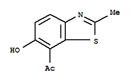 Ketone, 6-hydroxy-2-methyl-7-benzothiazolyl methyl (8ci) Structure,26749-62-2Structure