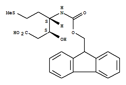 4-Amino-2-[(9h-fluoren-9-ylmethoxy)carbonyl]-3-hydroxyheptanethioic o-acid Structure,268542-18-3Structure