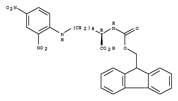 Fmoc-d-lys(dnp)-oh Structure,269061-41-8Structure