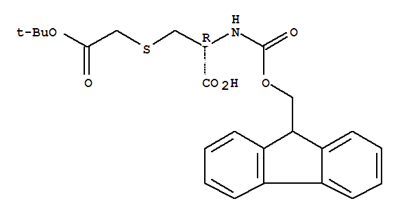 S-[2-(1,1-dimethylethoxy)-2-oxoethyl]-n-[(9h-fluoren-9-ylmethoxy)carbonyl]-l-cysteine Structure,269730-62-3Structure