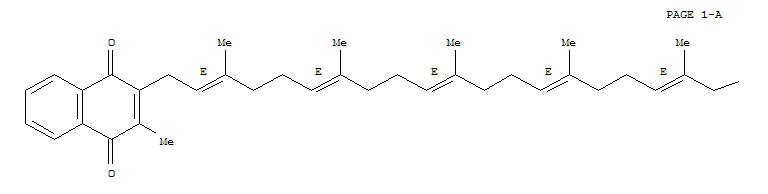 Menaquinone 13 Structure,27123-36-0Structure