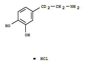 2-(3,4-Dihydroxyphenyl)ethyl-2,2-d2-amine hcl Structure,27160-01-6Structure