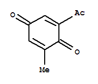 2,5-Cyclohexadiene-1,4-dione, 2-acetyl-6-methyl-(9ci) Structure,274259-42-6Structure