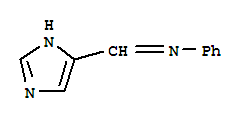 Benzenamine, n-(1h-imidazol-4-ylmethylene)-(9ci) Structure,274687-40-0Structure