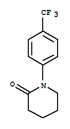 1-(4-Trifluoromethyl-phenyl)-piperidin-2-one Structure,27471-52-9Structure