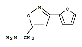 Isoxazole, 5-(aminomethyl)-3-(2-furyl)-(8ci) Structure,27473-54-7Structure