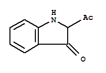 3H-indol-3-one,2-acetyl-1,2-dihydro-(9ci) Structure,27545-06-8Structure