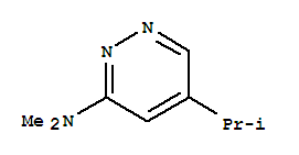 Pyridazine, 3-(dimethylamino)-5-isopropyl-(8ci) Structure,27772-40-3Structure