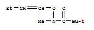 Propanamide, n-(1-butenyloxy)-n,2,2-trimethyl-(9ci) Structure,279671-14-6Structure