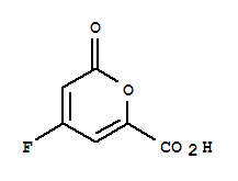 2H-pyran-6-carboxylicacid,4-fluoro-2-oxo-(9ci) Structure,279689-05-3Structure