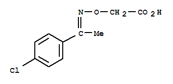 2-({[1-(4-Chlorophenyl)ethylidene]amino}oxy)acetic acid Structure,28191-75-5Structure