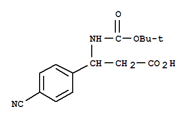 3-N-boc-3-(4-cyanophenyl)propionic acid Structure,282524-88-3Structure