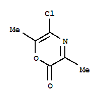 2H-1,4-oxazin-2-one,5-chloro-3,6-dimethyl-(9ci) Structure,282537-69-3Structure