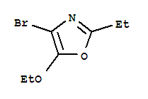 Oxazole, 4-bromo-5-ethoxy-2-ethyl-(9ci) Structure,284040-96-6Structure