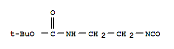 Carbamic acid,n-(2-isocyanatoethyl)-,1,1-dimethylethyl ester Structure,284049-22-5Structure