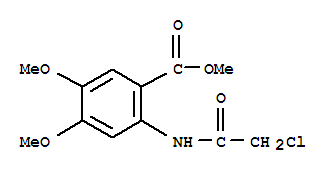 Methyl 2-[(2-chloroacetyl)amino]-4,5-dimethoxybenzoate Structure,285138-76-3Structure