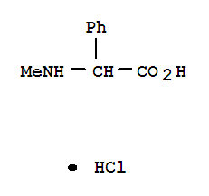 2-(Methylamino)-2-phenylacetic acid hydrochloride Structure,28544-42-5Structure