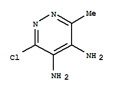 Pyridazine, 4,5-diamino-3-chloro-6-methyl-(8ci) Structure,28682-88-4Structure