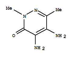 3(2H)-pyridazinone, 4,5-diamino-2,6-dimethyl- Structure,28682-92-0Structure