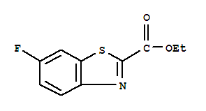 2-Benzothiazolecarboxylicacid,6-fluoro-,ethylester(9ci) Structure,287109-71-1Structure