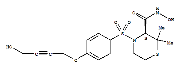 Tmi 005(apratastat) Structure,287405-51-0Structure