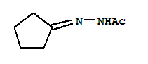 Acetic acid cyclopentylidene-hydrazide Structure,28766-48-5Structure