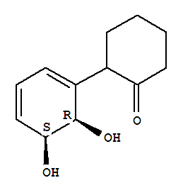 Cyclohexanone, 2-[(5s,6r)-5,6-dihydroxy-1,3-cyclohexadien-1-yl]-(9ci) Structure,291749-99-0Structure