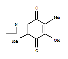 P-benzoquinone, 2-(1-azetidinyl)-5-hydroxy-3,6-dimethyl-(8ci) Structure,29441-87-0Structure