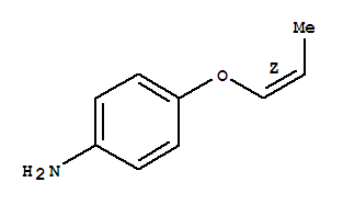 Benzenamine, 4-[(1z)-1-propenyloxy]-(9ci) Structure,299161-85-6Structure