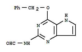 4-Benzyloxy-2-n-formylaminopyrrolo[3,2-d]pyrimidine Structure,299916-87-3Structure