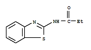 Propanamide, n-2-benzothiazolyl-(9ci) Structure,3004-59-9Structure