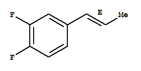 Benzene, 1,2-difluoro-4-(1e)-1-propenyl-(9ci) Structure,301308-13-4Structure