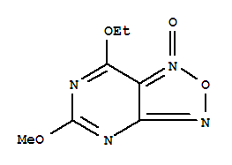 [1,2,5]Oxadiazolo[3,4-d]pyrimidine,7-ethoxy-5-methoxy-,1-oxide(9ci) Structure,302800-65-3Structure