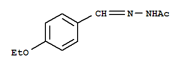 Acetic acid, [(4-ethoxyphenyl)methylene]hydrazide (9ci) Structure,303087-77-6Structure