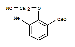 Acetonitrile, (2-formyl-6-methylphenoxy)-(9ci) Structure,303224-34-2Structure